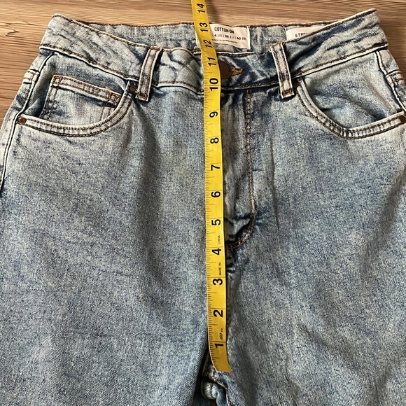 Cotton-On Stretch Mom Jean Light/Medium wash Womens 6 - Picture 8 of 12